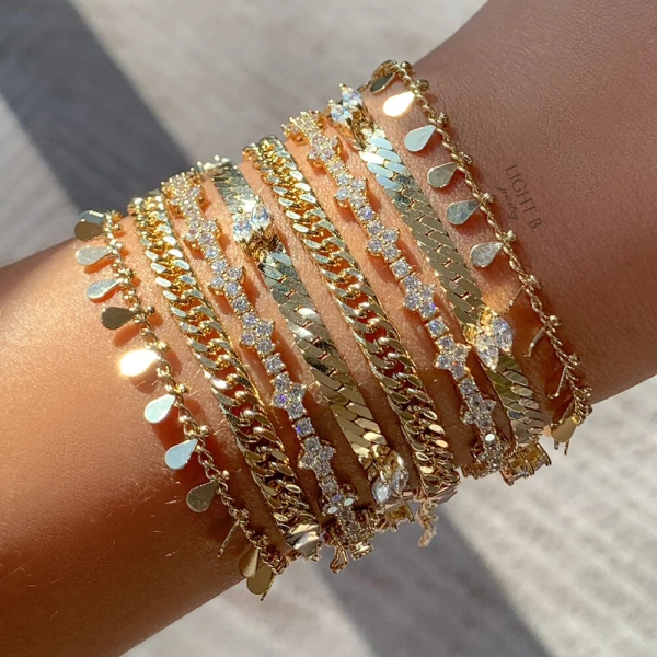 Pulseira Malha Luxury Navetes
