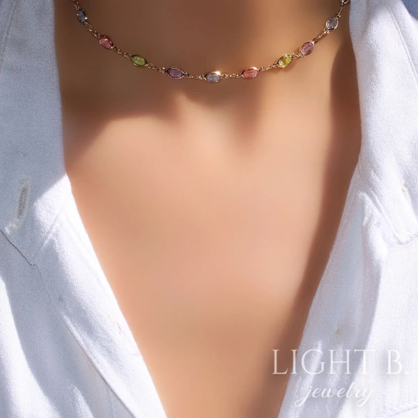 Choker Candy Colors Gold