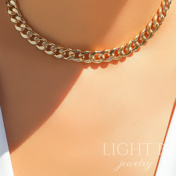 Choker Chain Luxo Gold