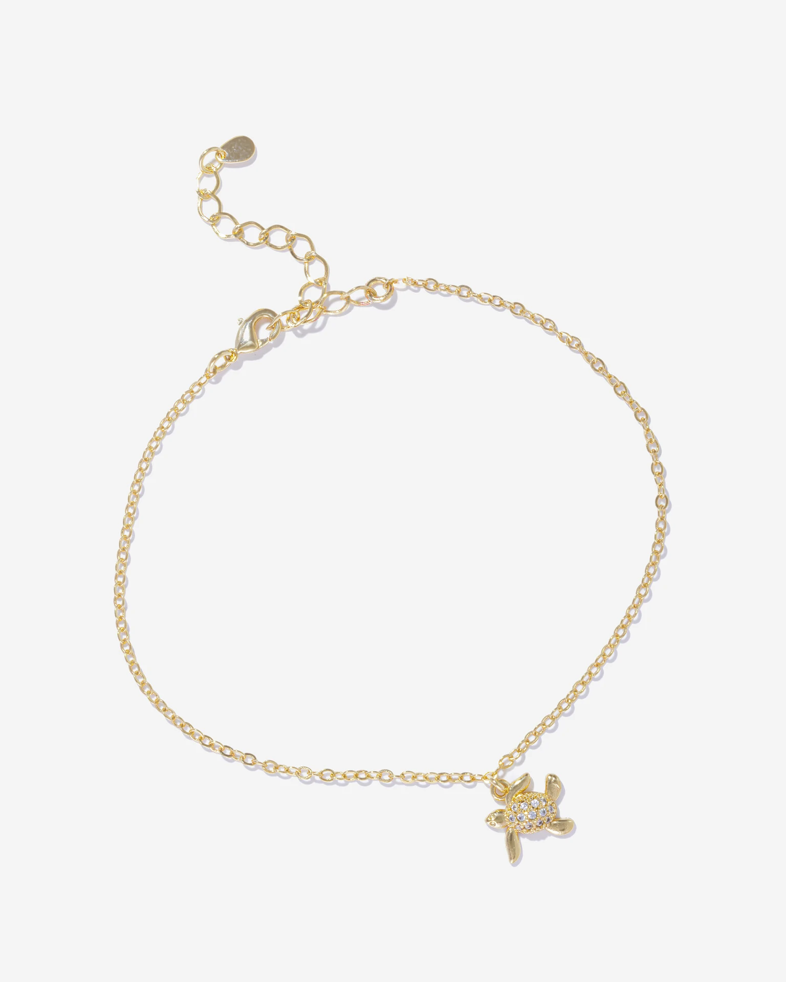 FotoTornozeleira Tartaruga Cravejada