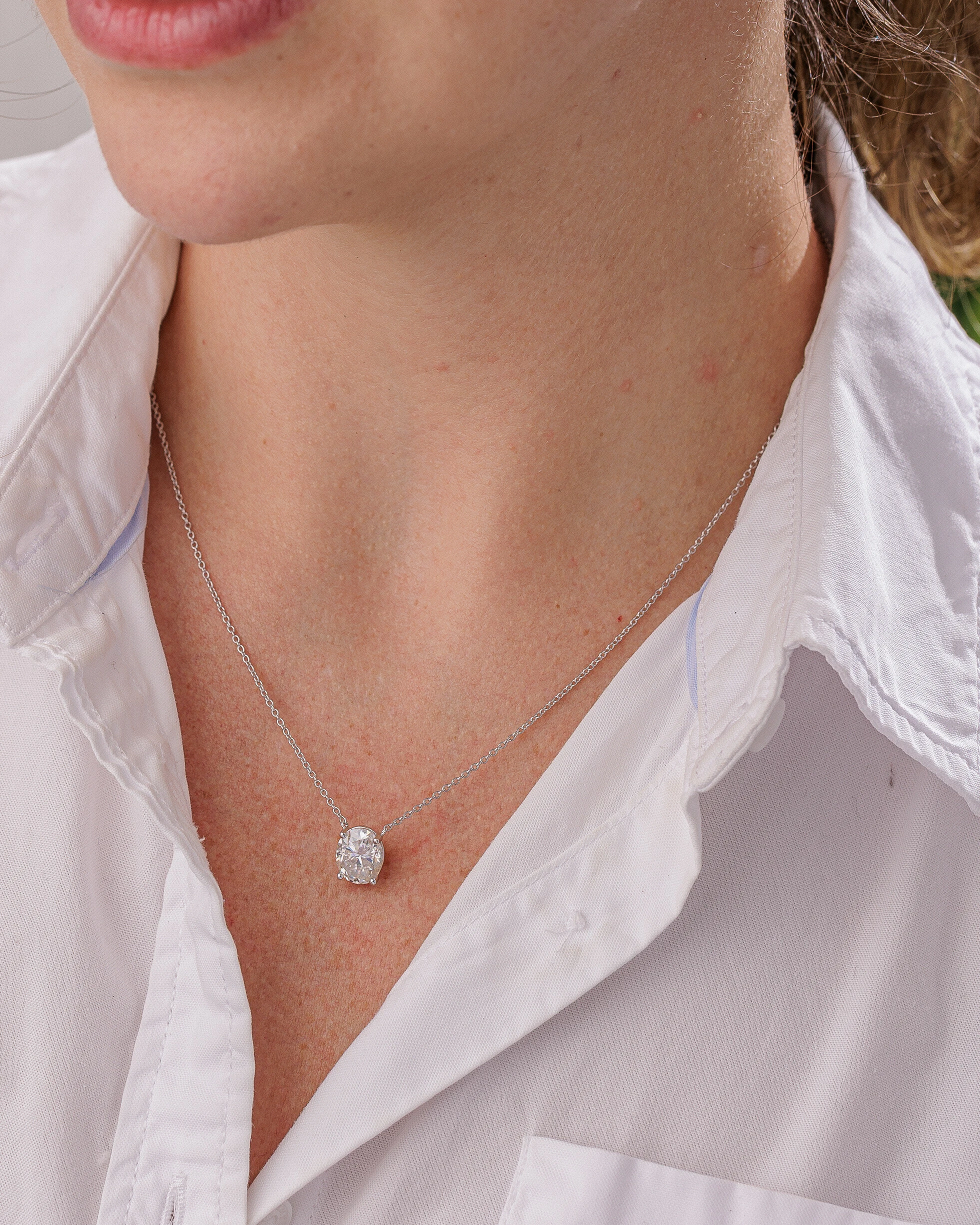 FotoColar Arles Moissanite - Prata 925