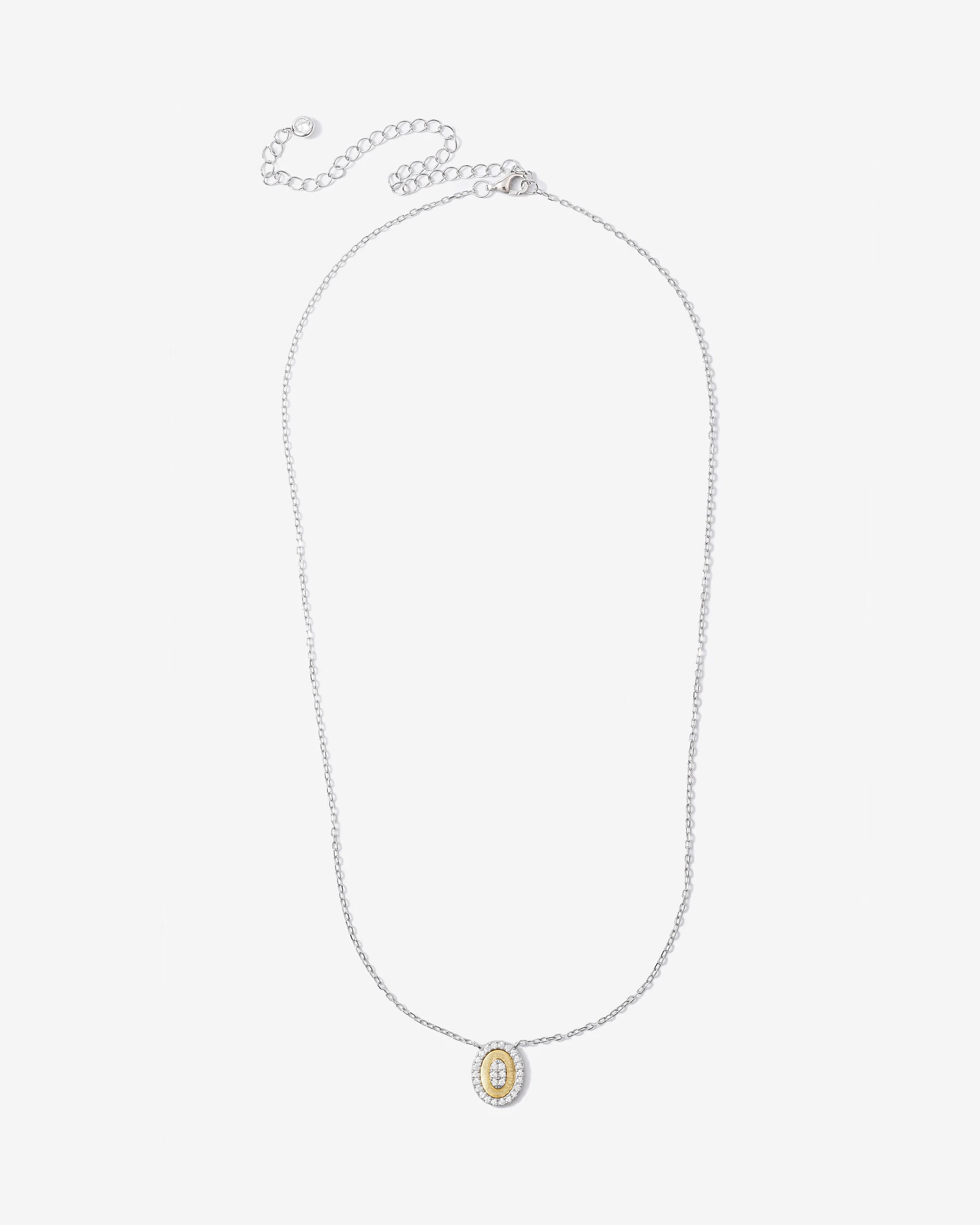 FotoColar Duo Composê- Oval - Prata 925