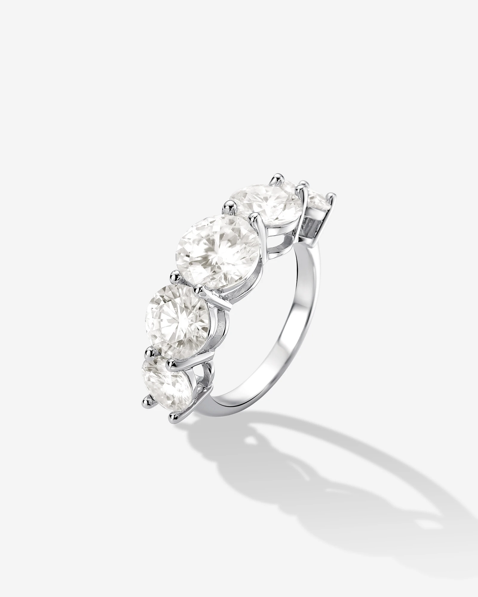 FotoAnel Aparador Moissanite Miah - 2.0ct - Prata 925