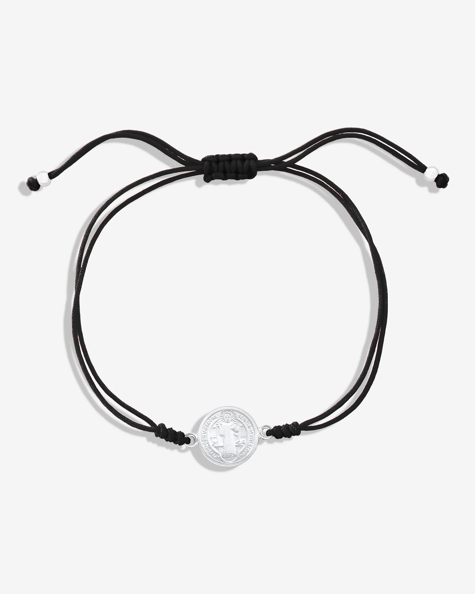 FotoPulseira Fio Encerado São Bento - Prata 925