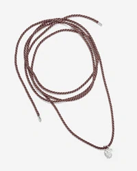 Colar Fio De Seda Calypso - Prata 925