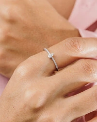 Anel Florence 3.5 mm - Prata 925