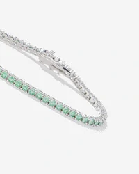 Pulseira Riviera Mavi 16 cm - Moissanite 0.6ct - 2,5 mm - Prata 925