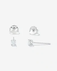 Brinco Ponto de Luz Moissanite 3 mm - Prata 925