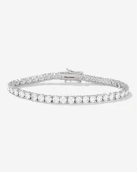 Pulseira Riviera Aurora 18 cm - Moissanite 0.5ct - 4 mm - Prata 925