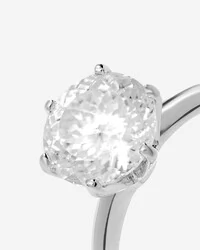 Anel Solitário Évora Moissanite - 11 mm - 5.0 ct - Prata 925