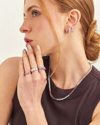 Colar Riviera Colors (45cm - 3 garras)