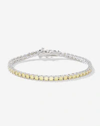 Pulseira Riviera Mavi 16 cm - Moissanite 0.6ct - 2,5 mm - Prata 925