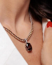 Colar Riviera Chocolate - Prata 925