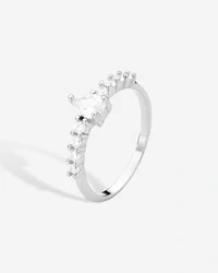 Anel Cinderela - Prata 925