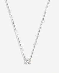 Colar Ponto de luz Moissanite 6,5 mm - Prata 925