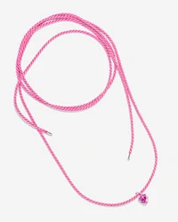 Colar Fio De Seda Calypso - Prata 925