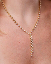 Colar Riviera Fio Faca Gravata