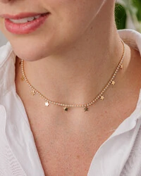 Colar Choker Star Pérola