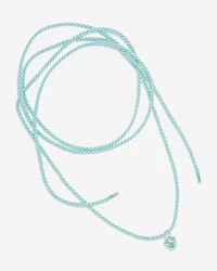 Colar Fio De Seda Calypso - Prata 925