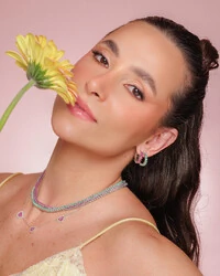 Brinco Argola Bianca Color