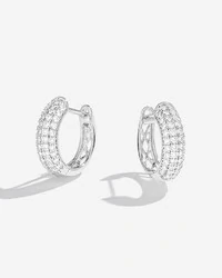 Brinco Argola Sara Moissanite - Prata 925 0.53ct