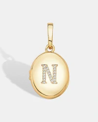 Pingente Relicário Letra