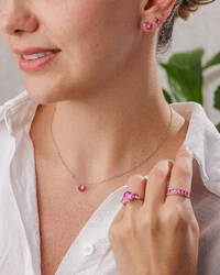 Colar Coração Una - Prata 925