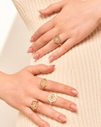 Anel Geometric Hex
