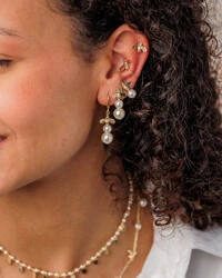 Brinco Argola Melissa Pérola