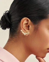 Brinco Ear Cuff Lótus