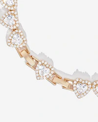 Colar Riviera Corações Shine