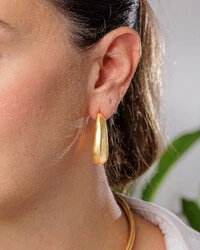 Brinco Argola Acetinada Orbe