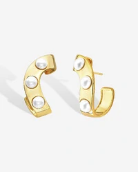 Brinco Ear Hook Pérolas Agnes