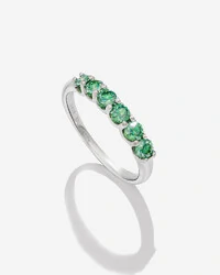 Anel Aparador Moissanite Classic Color - 3 mm - 0.1ct - Prata 925