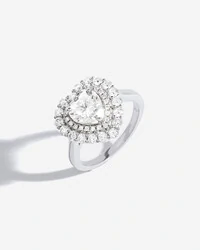 Anel Coração Di Luce Moissanite - 7 mm - 1.2ct - Prata 925