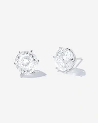 Brinco Évora Moissanite - 11mm - 5.0 ct - Prata 925