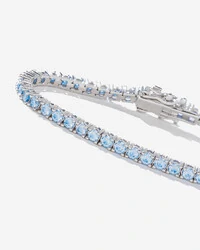 Pulseira Riviera Mavi 16 cm - Moissanite 0.6ct - 2,5 mm - Prata 925