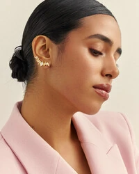 Brinco Ear Cuff Lótus