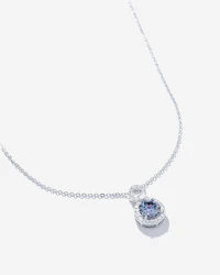 Colar Bright Lumini Moissanite Ciano - 6,5 mm - 1ct - Prata 925