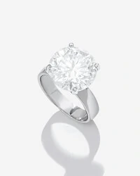 Anel Moissanite Ivis- Moissanite 12,5mm - 7ct - Prata 925