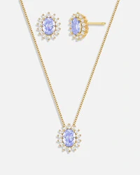 Conjunto Colar e Brinco Oval Mari