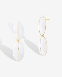 Brinco Duo Fine White