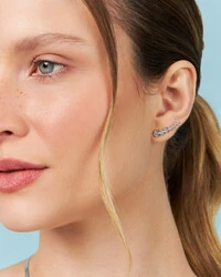 Brinco Ear Cuff Amie - Prata 925