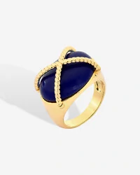 Anel Oval Pietra