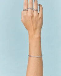 Pulseira Riviera Loure- Prata 925