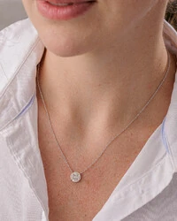 Colar Noite e Luz Moissanite - Prata 925