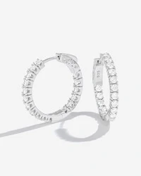 Brinco Argola Clara Moissanite - 0.06ct