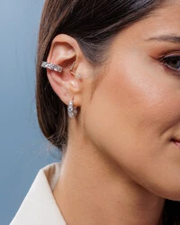 Piercing Aurora Moissanite - 2,5ct - Prata 925