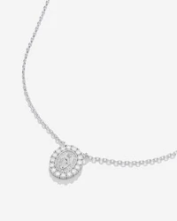 Colar Moissanite Medalha Milagrosa - Moissanite 09ct - Prata 925