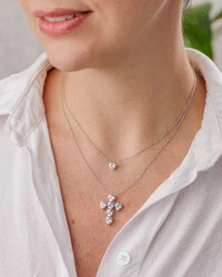 Colar Coração Una - Prata 925